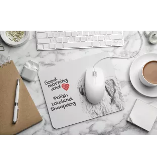 Polski owczarek nizinny podkładka pod mysz z psem Art-Dog