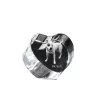 Pit Bull, American Pit Bull Terrier, Pitbull, APBT - Hundebild im Kristall, Kristallherz, einzigartiger Bilderrahmen der Marke Art-Dog