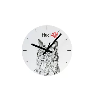 Polski owczarek nizinny zegar ze zdjęciem psa Art-Dog