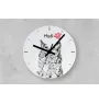 Polnischer Niederungshütehund, PON - Wanduhr mit Hund, Regal Uhr mit Druck, personalisierte Hausdekoration von Art-Dog.