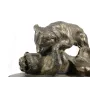 Walka Pit Bull statuetka na jasnym kamieniu Art-Dog