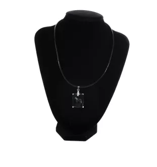 Berger polonais de plaine - Pendentif chien en cristal, collier photo, bijoux uniques par Art-Dog