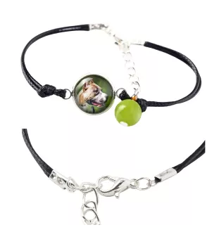 Pit Bull, American Pit Bull Terrier, Pitbull, APBT - Armband in einer Schachtel mit Ihrem Foto, femininer Schmuck, ein ausgezeichnetes Geschenk der Marke Art-Dog.