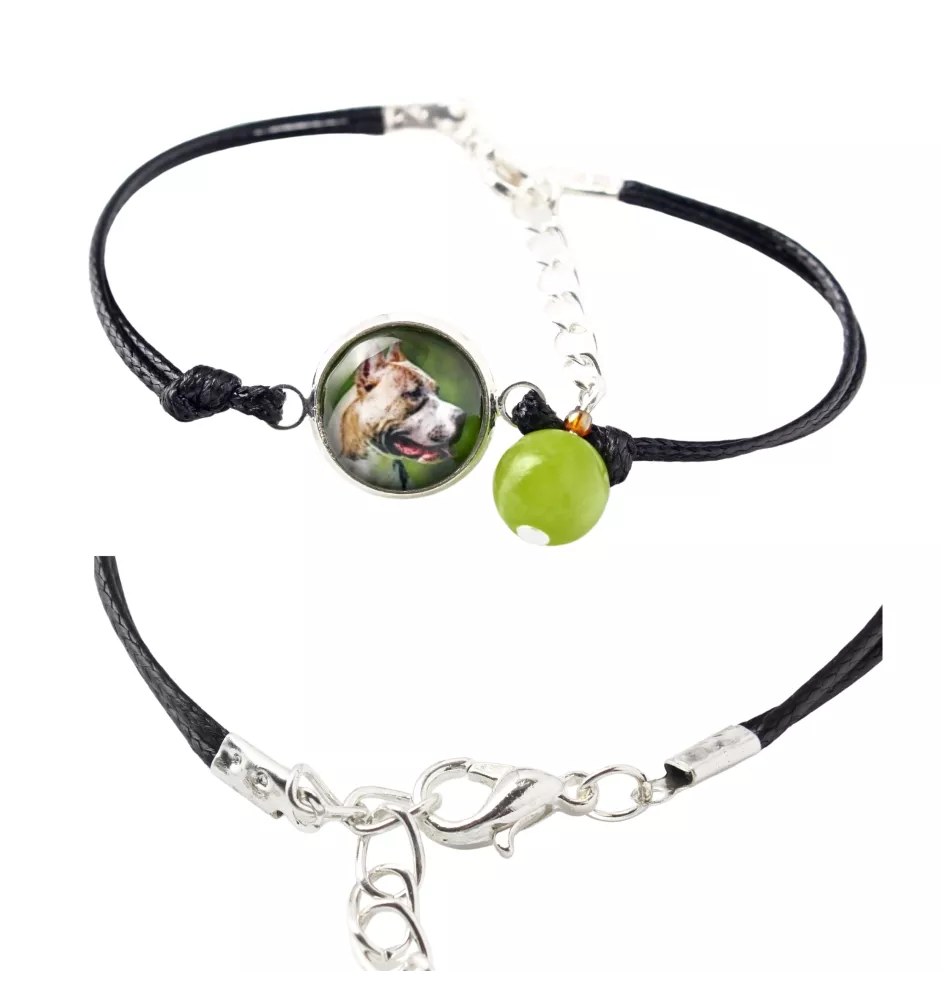 Pit Bull, American Pit Bull Terrier, Pitbull, APBT - bracelet dans une boîte avec votre photo, bijoux féminins, cadeau parfait de la marque Art-Dog