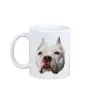 Pit Bull, American Pit Bull Terrier, Pitbull, APBT - tasse avec une photo et un motif de chien géométrique Art-Dog