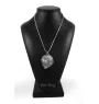 Polish Lowland Sheepdog, PON, Valee Sheepdog - necklace with a dog, dog pendant on a silver chain, unique jewelry from the Art-Dog brand