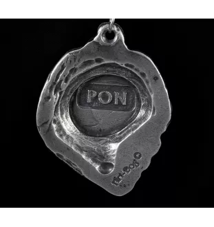 Polish Lowland Sheepdog, PON, Valee Sheepdog - necklace with a dog, dog pendant on a silver chain, unique jewelry from the Art-Dog brand