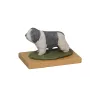 Polski owczarek nizinny ręcznie pomalowana statuetka Art-Dog
