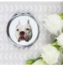 Pit Bull, American Pit Bull Terrier, Pitbull, APBT - miroir avec une image et un motif géométrique de la marque Art-Dog
