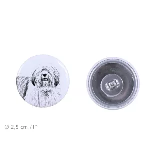 Polnischer Niederungshütehund, PON - einzigartige Hund-Ohrringe, Ihr Haustier als Schlüsselanhänger, Eigenmarke Art-Dog