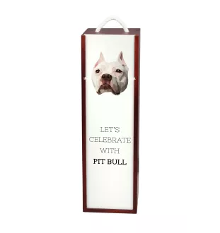 Pitbull, Pit Bull pudełko na wino geometryczne Art-Dog
