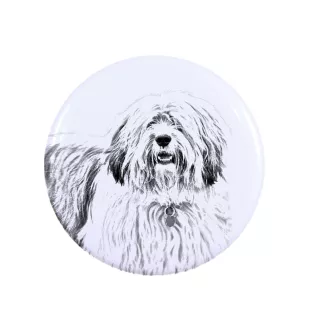 Polski owczarek nizinny magnes z psem mały Art-Dog