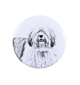 Polish Lowland Sheepdog, PON, Valee Sheepdog - women's jewelry with a dog portrait, handmade product, possibility to add your own photo, Art-Dog brand