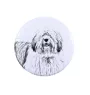 Berger polonais de plaine - bijoux pour femmes avec l'image d'un chien, produit fait à la main, possibilité d'ajouter sa propre photo, marque Art-Dog
