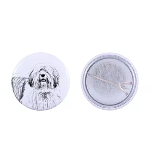 Polish Lowland Sheepdog, PON, Valee Sheepdog - pin with your dog, add your own photo, Art-Dog brand