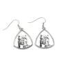 Pit Bull, American Pit Bull Terrier, Pitbull, APBT - Hund Ohrringe, hängende Ohrringe mit Bild, personalisierter Schmuck mit dem Aufdruck der Marke Art-Dog