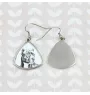 Pit Bull, American Pit Bull Terrier, Pitbull, APBT - Hund Ohrringe, hängende Ohrringe mit Bild, personalisierter Schmuck mit dem Aufdruck der Marke Art-Dog