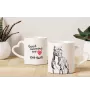 Pit Bull, American Pit Bull Terrier, Pitbull Terrier, APBT - cup with a dog, adorable cup with a heart-shaped handle, universal gift from the Art-Dog brand