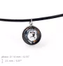 Polish Lowland Sheepdog, PON, Valee Sheepdog - jewelry with your photo box, set of necklace and earrings, personalized products from the Art-Dog brand