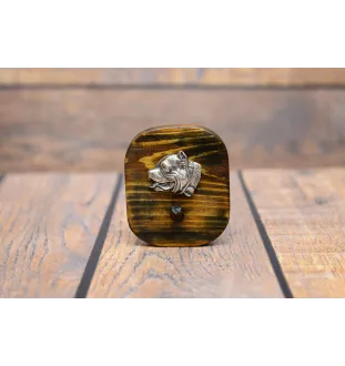 Pit Bull, American Pit Bull Terrier, Pitbull, APBT - porte-clés, porte-clés avec chien pour les médailles, crochet pour les clés de la marque Art-Dog