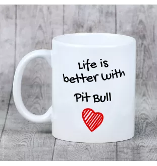 Pit Bull, American Pit Bull Terrier, Pitbull, APBT - tasse avec chien, tasse avec photo, cadeau personnalisé de la marque Art-Dog