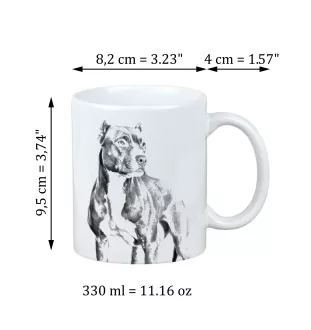 Pit Bull, American Pit Bull Terrier, Pitbull, APBT - Tasse mit Hund, entzückende Tasse mit Grafik, Geschenk mit Ihrem Foto von der Marke Art-Dog