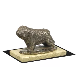 Polnischer Niederungshütehund, PON - Hundestatue, Hundesilhouettefigur, Trophäe für die Hundeausstellung der Marke Art-Dog