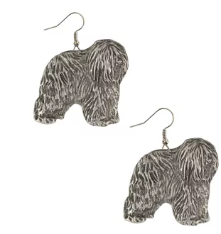 Polnischer Niederungshütehund, PON - Hängende Ohrringe mit Hunden, entzückender Schmuck für Hunde-Mama, Geschenk für Mädchen von der Marke Art-Dog