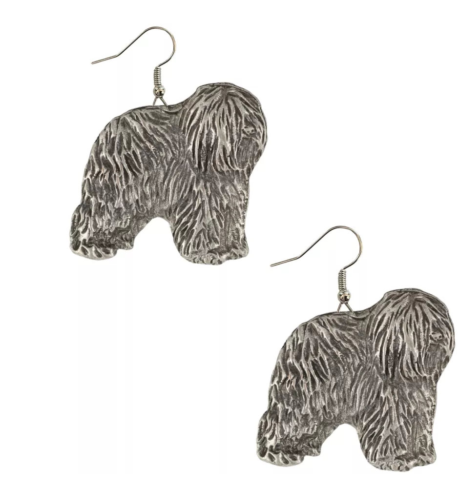 Polnischer Niederungshütehund, PON - Hängende Ohrringe mit Hunden, entzückender Schmuck für Hunde-Mama, Geschenk für Mädchen von der Marke Art-Dog