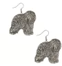 Polish Lowland Sheepdog, PON, Valee Sheepdog - hanging earrings with dogs, charming jewelry for a dog mom, a gift for a girl from the Art-Dog brand