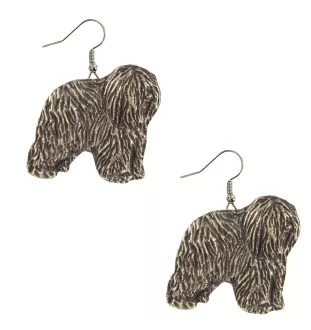 Berger polonais de plaine II - boucles d'oreilles pendantes avec des chiens, bijoux charmants pour maman de chien, cadeau pour fille de la marque Art-Dog