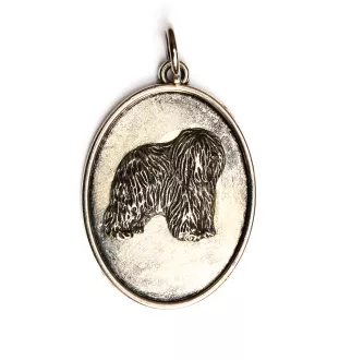 Berger polonais de plaine - collier avec chien, pendentif pour maman de chien, bijoux uniques de la marque Art-Dog