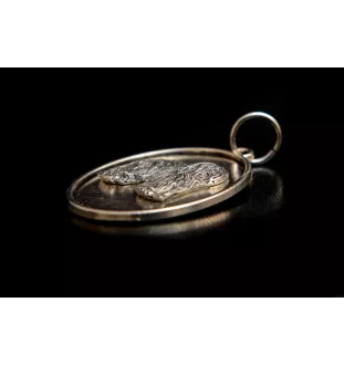 Berger polonais de plaine - collier avec chien, pendentif pour maman de chien, bijoux uniques de la marque Art-Dog