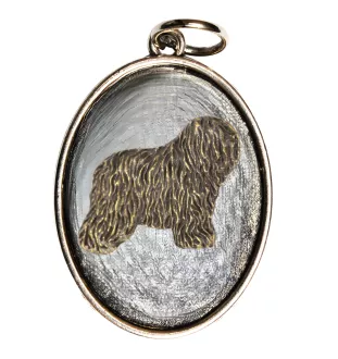 Polish Lowland Sheepdog, PON, Valee Sheepdog I - necklace with a dog, pendant for a dog mom, unique jewelry from the Art-Dog brand