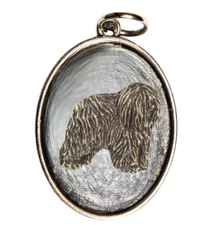 Polish Lowland Sheepdog, PON, Valee Sheepdog II - necklace with a dog, pendant for a dog mom, unique jewelry from the Art-Dog brand