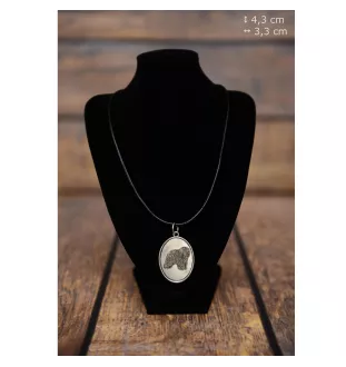 Polish Lowland Sheepdog, PON, Valee Sheepdog II - necklace with a dog, pendant for a dog mom, unique jewelry from the Art-Dog brand