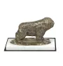 Polish Lowland Sheepdog, PON, Valee Sheepdog - dog figurine, statue on white marble, trophy for Art-Dog dog show exhibition