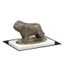 Polish Lowland Sheepdog, PON, Valee Sheepdog - dog figurine, statue on white marble, trophy for Art-Dog dog show exhibition