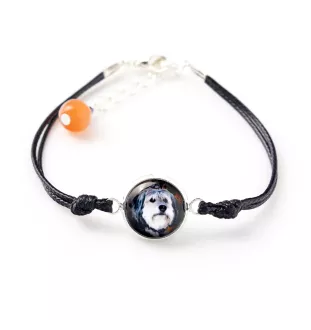 Polish Lowland Sheepdog, PON, Valee Sheepdog - a set of jewelry with your photo, handmade set, bracelet and necklace by Art.-Dog brand