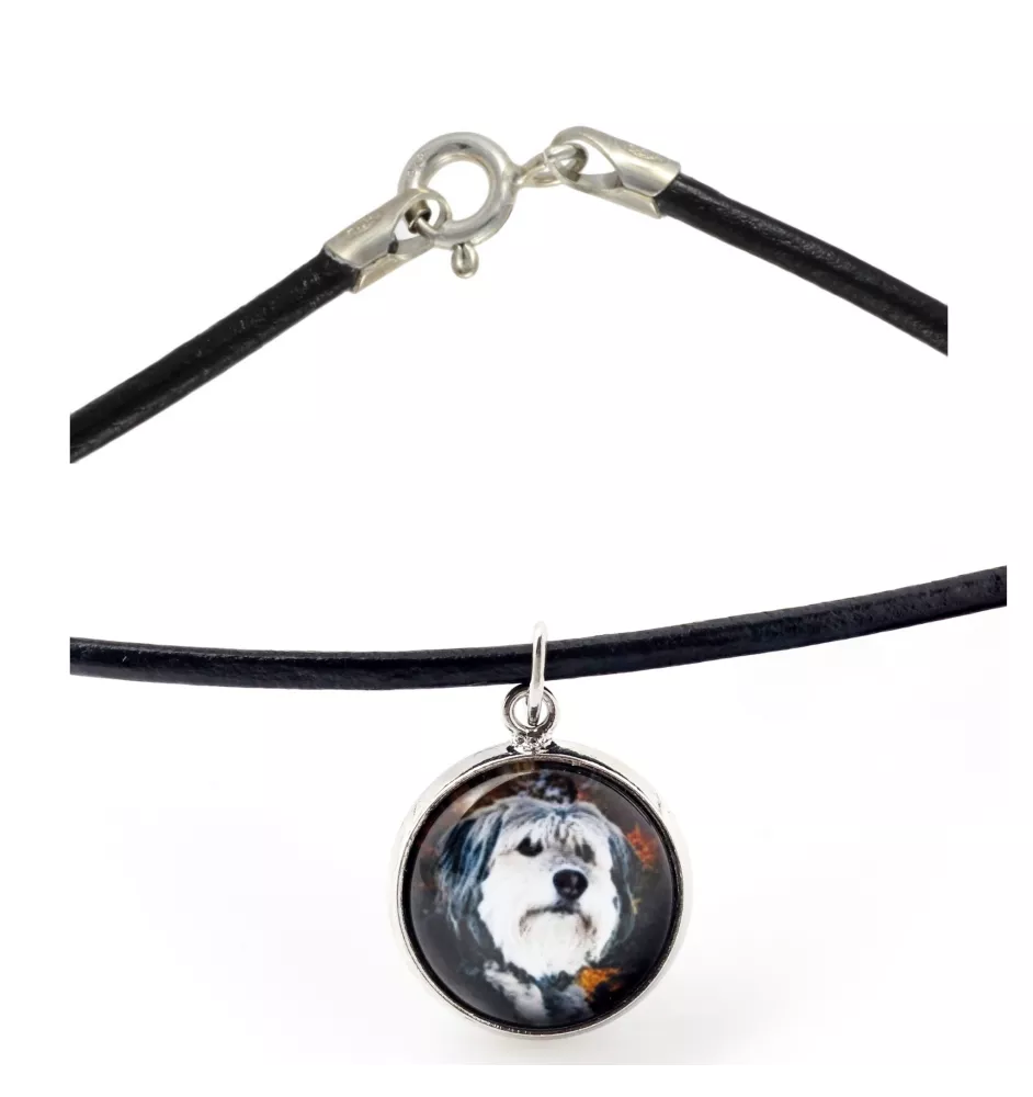Polish Lowland Sheepdog, PON, Valee Sheepdog - necklace in a box, elegant decoration, pendant from the Art-Dog brand