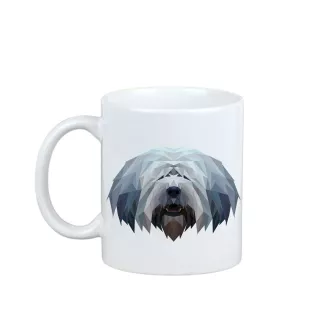 Polski owczarek nizinny kubek geometryczny Art-Dog