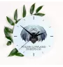 Polish Lowland Sheepdog, PON, Valee Sheepdog - geometric wall clock with a picture and the brand name Art-Dog