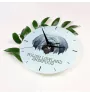 Polish Lowland Sheepdog, PON, Valee Sheepdog - geometric wall clock with a picture and the brand name Art-Dog