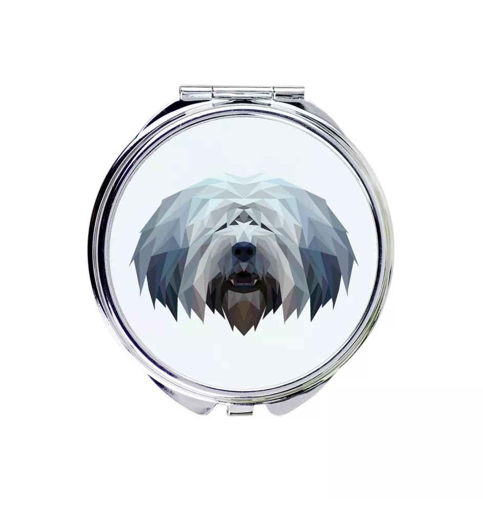 Polski owczarek nizinny lusterko geometryczne Art-Dog