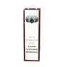 Polnischer Niederungshütehund, PON - geometrische Box mit einem Bild und Schriftzug für Wein der Marke Art-Dog
