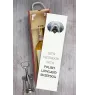 Polish Lowland Sheepdog, PON, Valee Sheepdog - geometric box with a picture and inscription for wine by Art-Dog