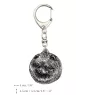 Poméranien, loulou de Poméranie, spitz nain - Porte-clés argenté avec chien, décoration de sac à main, pendentif de sac à dos par la marque Art-Dog