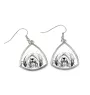 Berger polonais de plaine - boucles d'oreilles avec chien, boucles d'oreilles pendantes avec photo, bijoux personnalisés avec impression de la marque Art-Dog