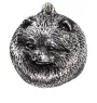 Poméranien, loulou de Poméranie, spitz nain - collier avec un chien, pendentif en plaqué argent pour les fans de chiens, bijoux uniques de la marque Art-Dog