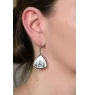 Berger polonais de plaine - boucles d'oreilles avec chien, boucles d'oreilles pendantes avec photo, bijoux personnalisés avec impression de la marque Art-Dog
